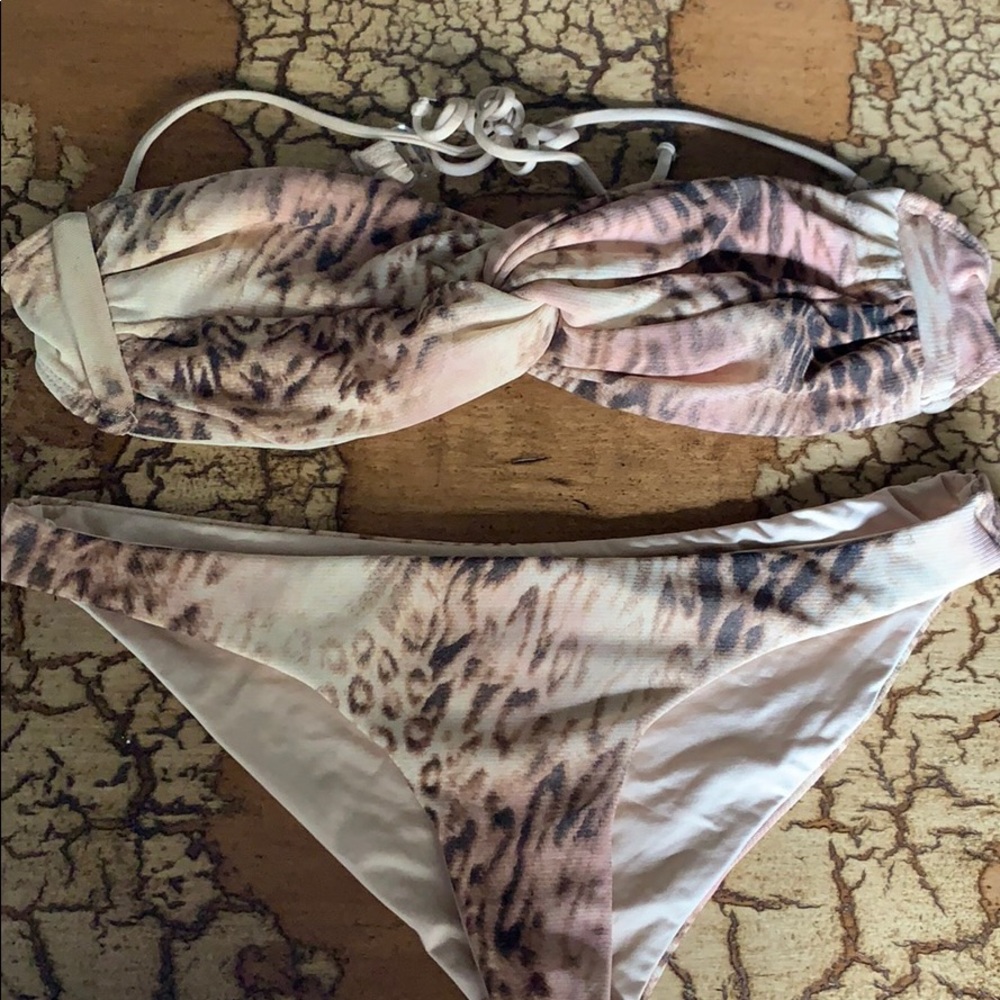 Cali Dreaming animal print bikini bathing suit